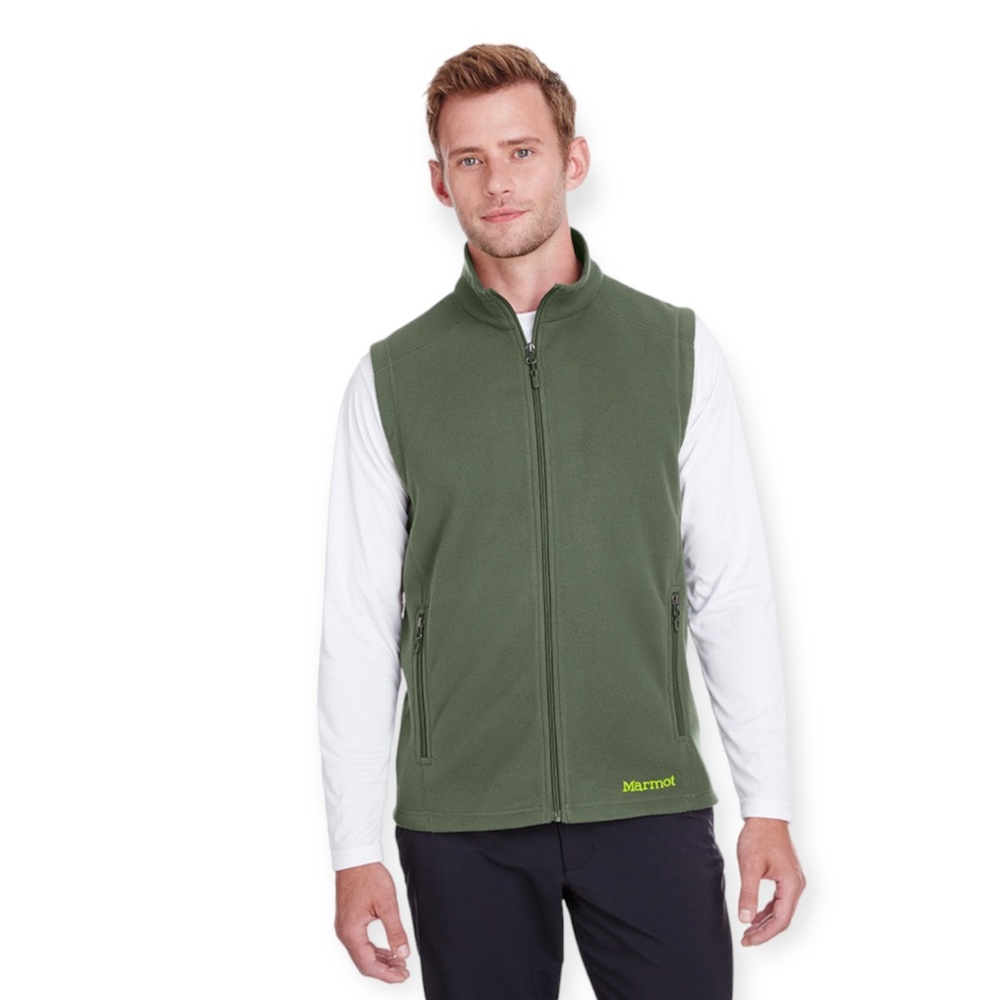 Marmot Men’s Green Rocklin Fleece Vest